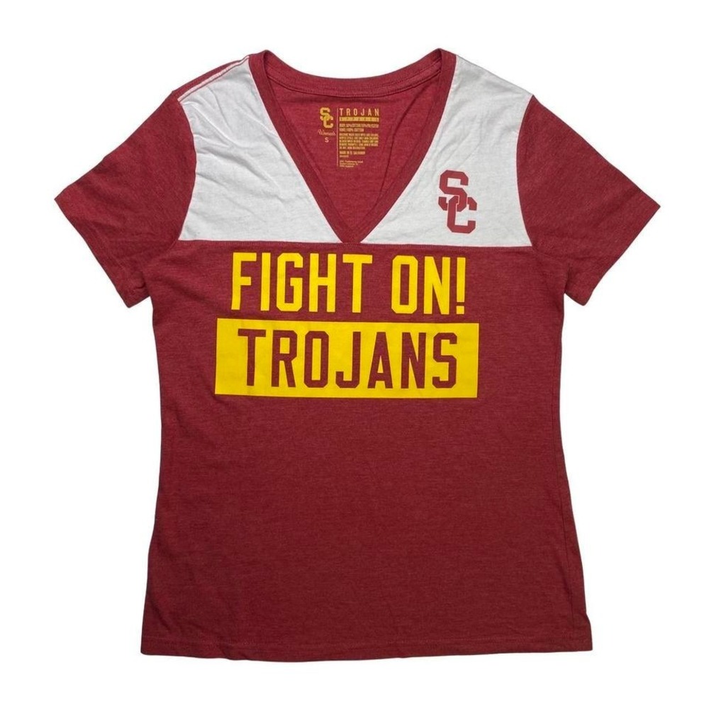 USC Trojans college women's top shirt